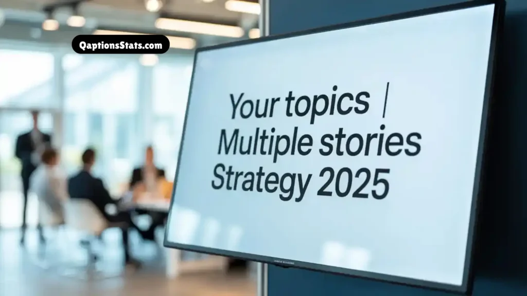 your topics multiple stories