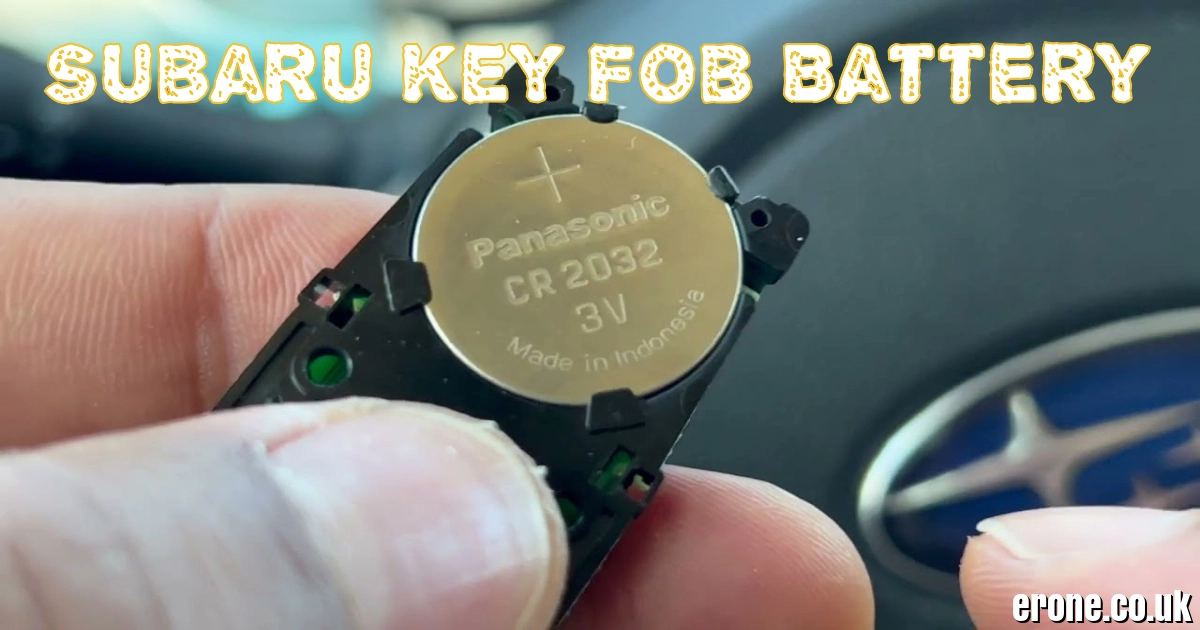 Subaru Key Fob Battery Replacement: Complete 2026 Step-by-Step Guide